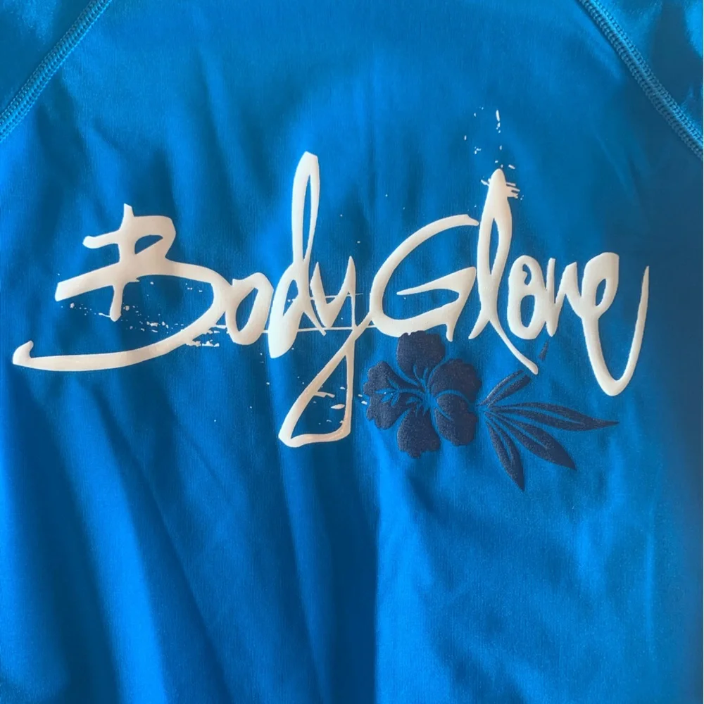 Body Glove Rashguard Short Sleeve‎ Blue Kids 8 Preloved